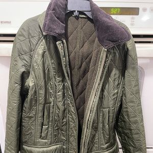 Barbour jacket size 10, barely worn. Non smoker